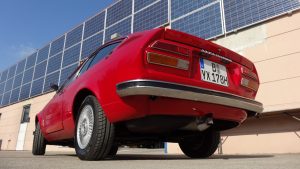 Alfa Romeo Alfetta 1978 rot Stosstange hinten